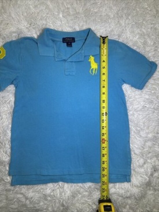 Polo Ralph Lauren 1/4 Zip Sweatshirt, 2Polo Big Pony,&button Up Youth Size 10/12 - Picture 16 of 16
